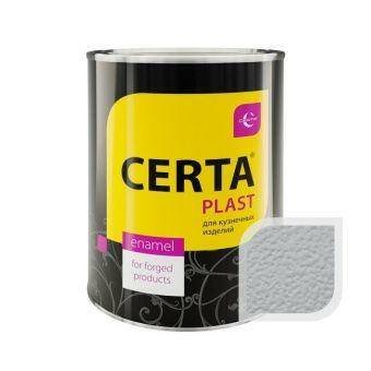 Молотковая краска ЦЕРТА-ПЛАСТ серая 0,8 кг