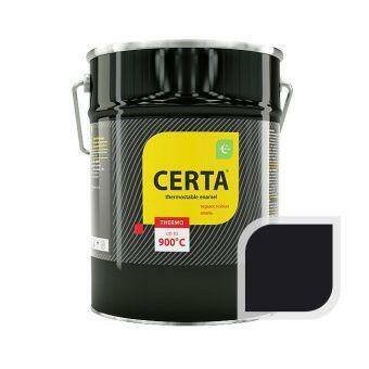 Термостойкая эмаль ЦЕРТА черная до 800 °C 4 кг